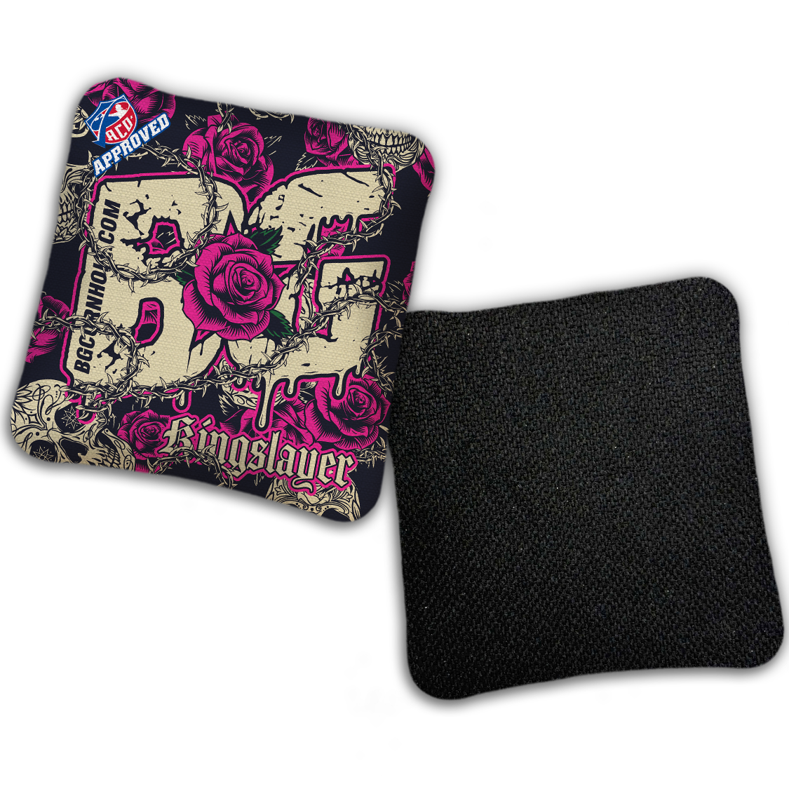 2027 ACO - BG Multiple Bag Models "THORNS AND ROSES" - Pro Stamped Cornhole Bags - SET OF 4 BAGS