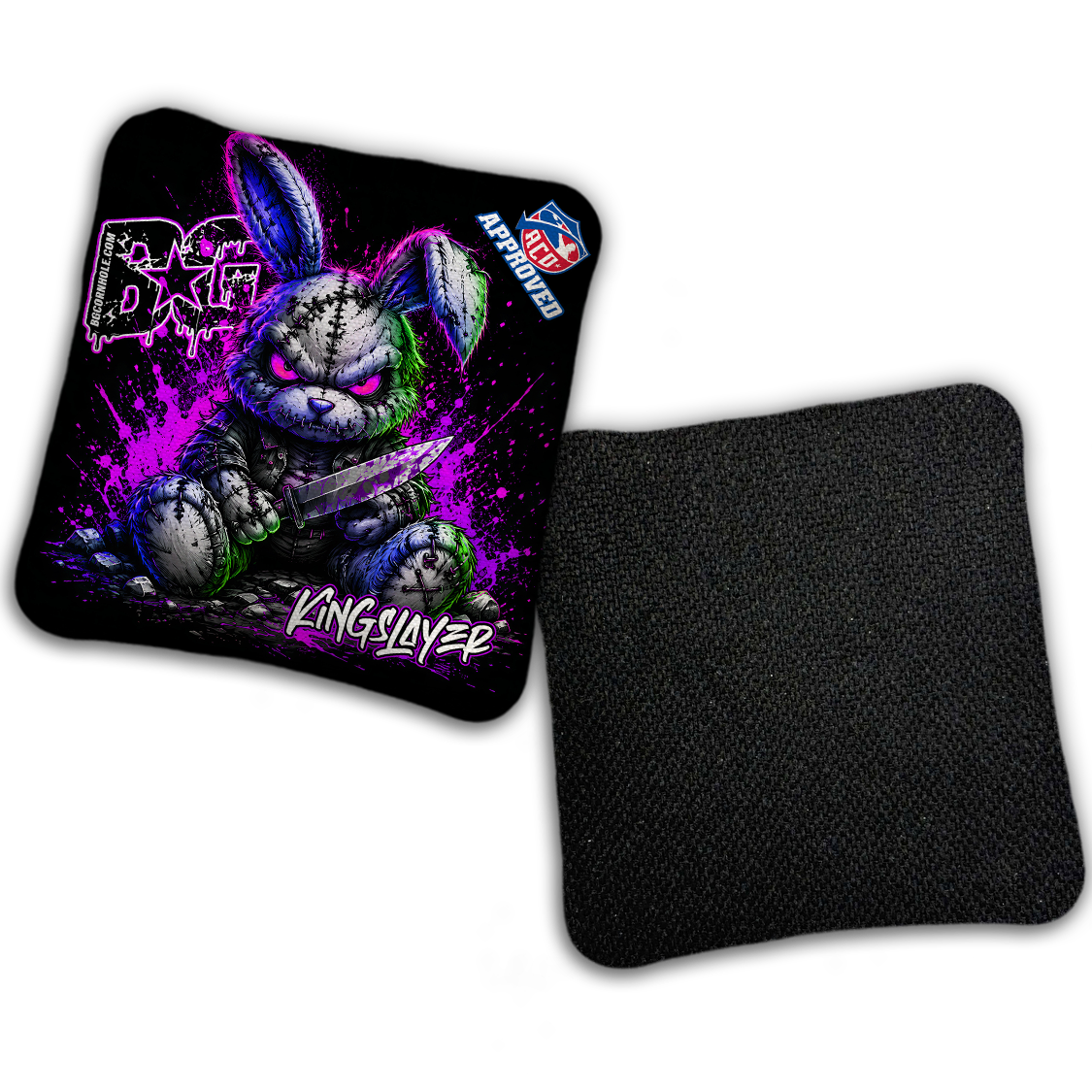 2027 ACO- BG Multiple Bag Models "BAD BUNNY" - Pro Stamped Cornhole Bags - SET OF 4 BAGS
