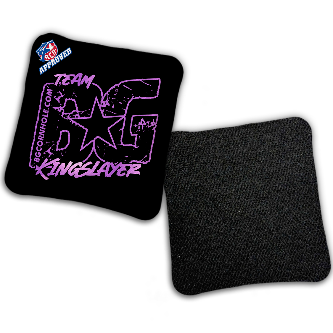 2027 ACO - BG Multiple Bag Models "OUTLINED TEAM BG" - Pro Stamped Cornhole Bags - SET OF 4 BAGS