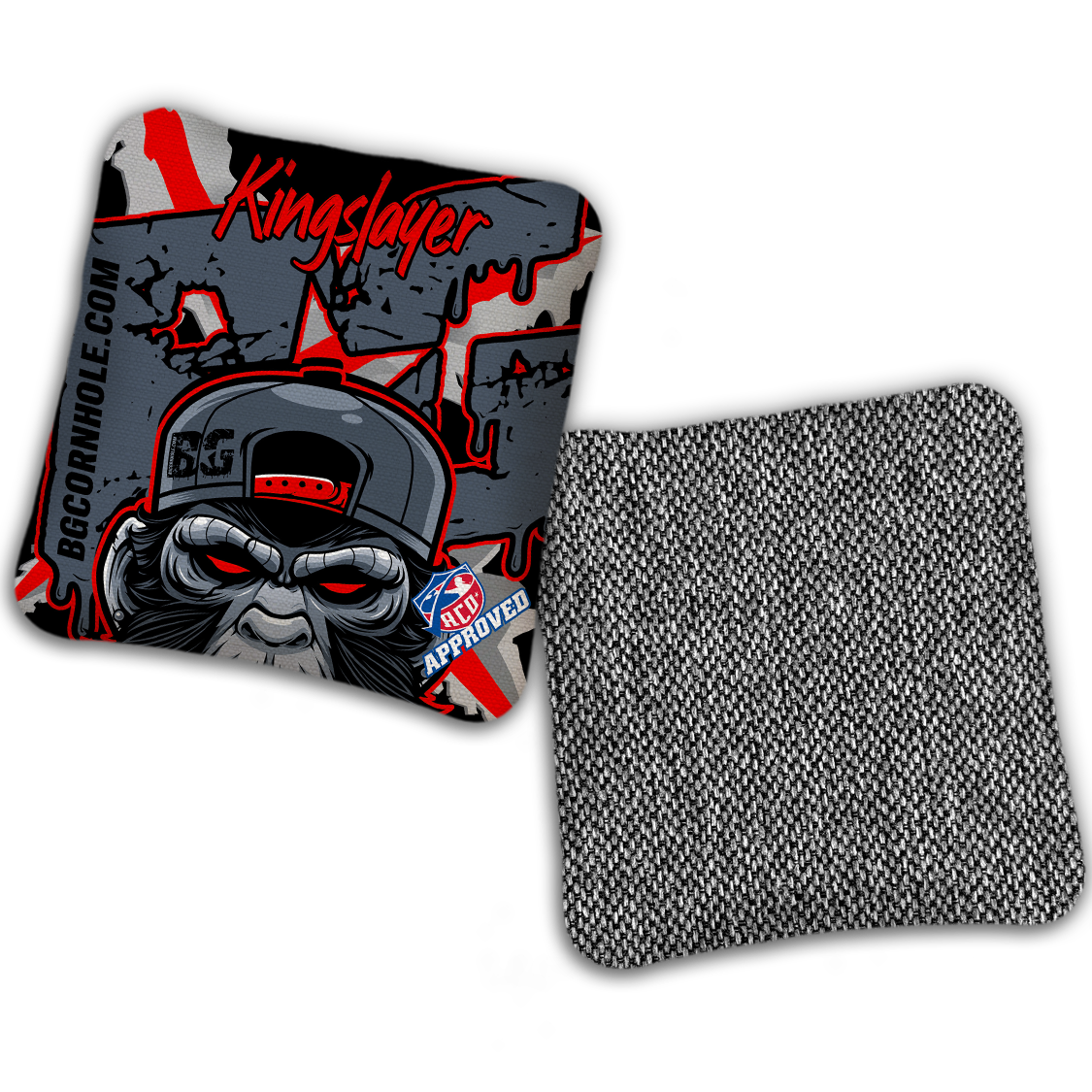 2027 ACO - BG Multiple Bag Models "MONKEY BUSINESS" - Pro Stamped Cornhole Bags - SET OF 4 BAGS