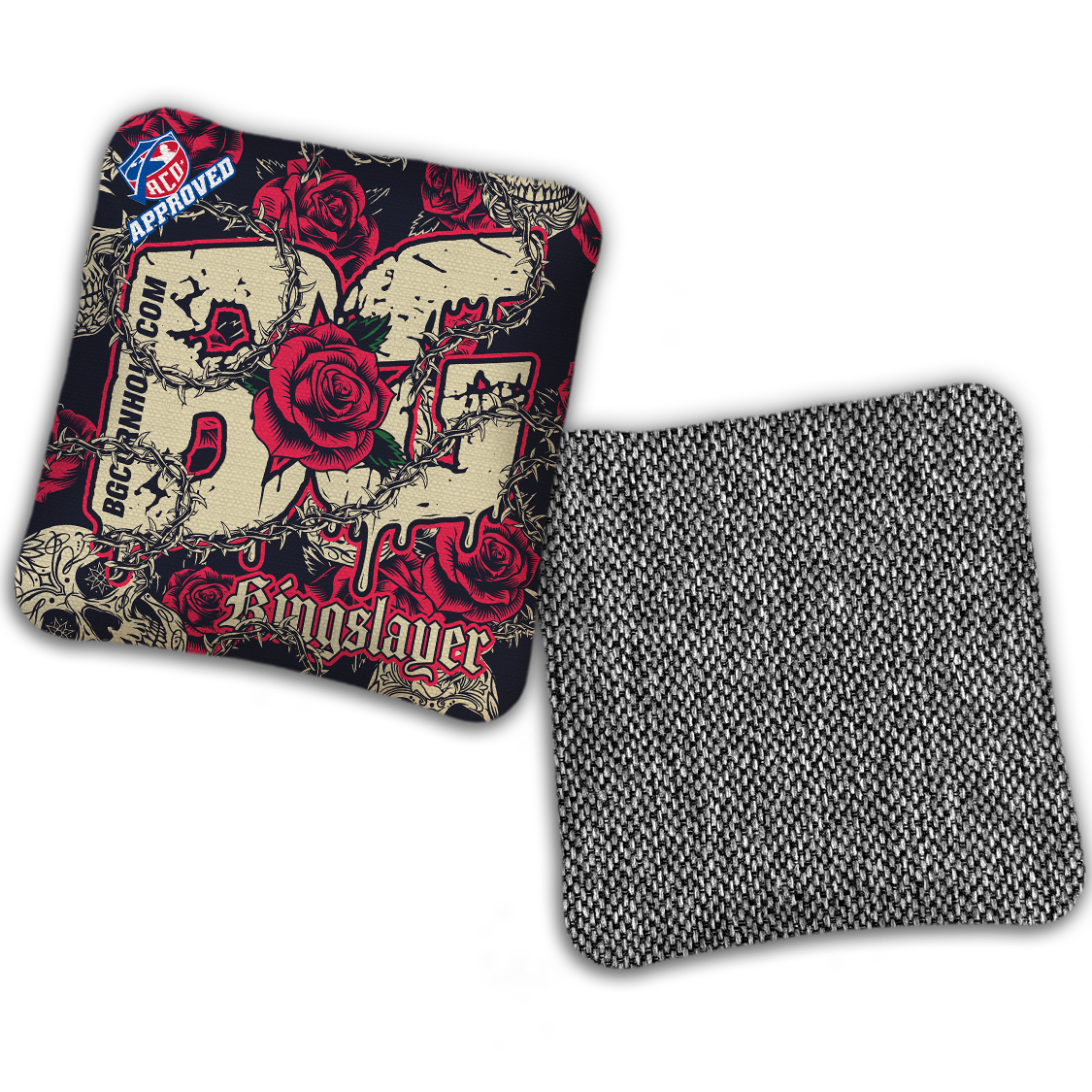 2027 ACO - BG Multiple Bag Models "THORNS AND ROSES" - Pro Stamped Cornhole Bags - SET OF 4 BAGS