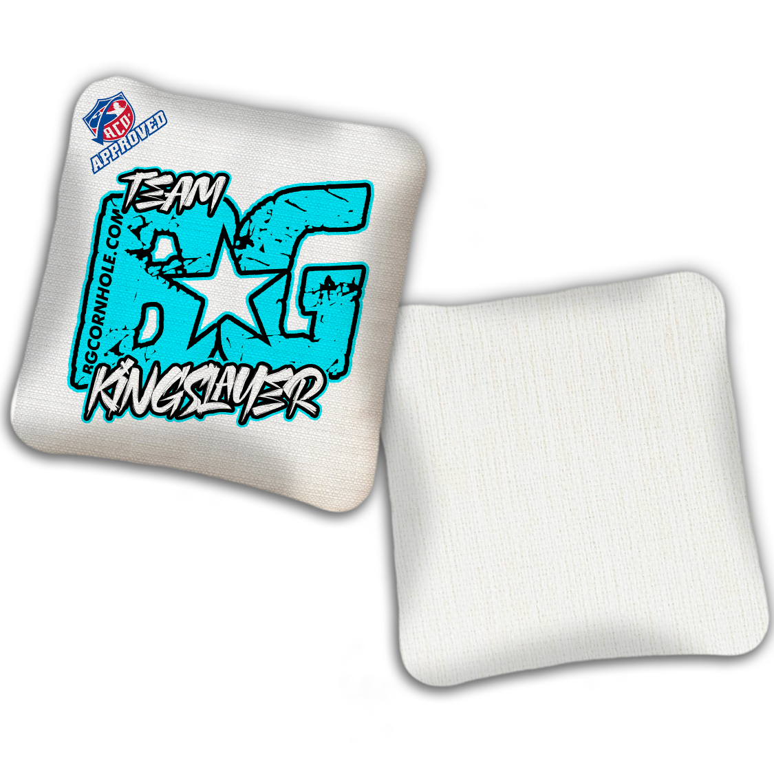 2027 ACO- BG KINGSLAYER “ESPN THROWBACK COLORMATCH" - Pro Stamped Cornhole Bags - SET OF 4 BAGS