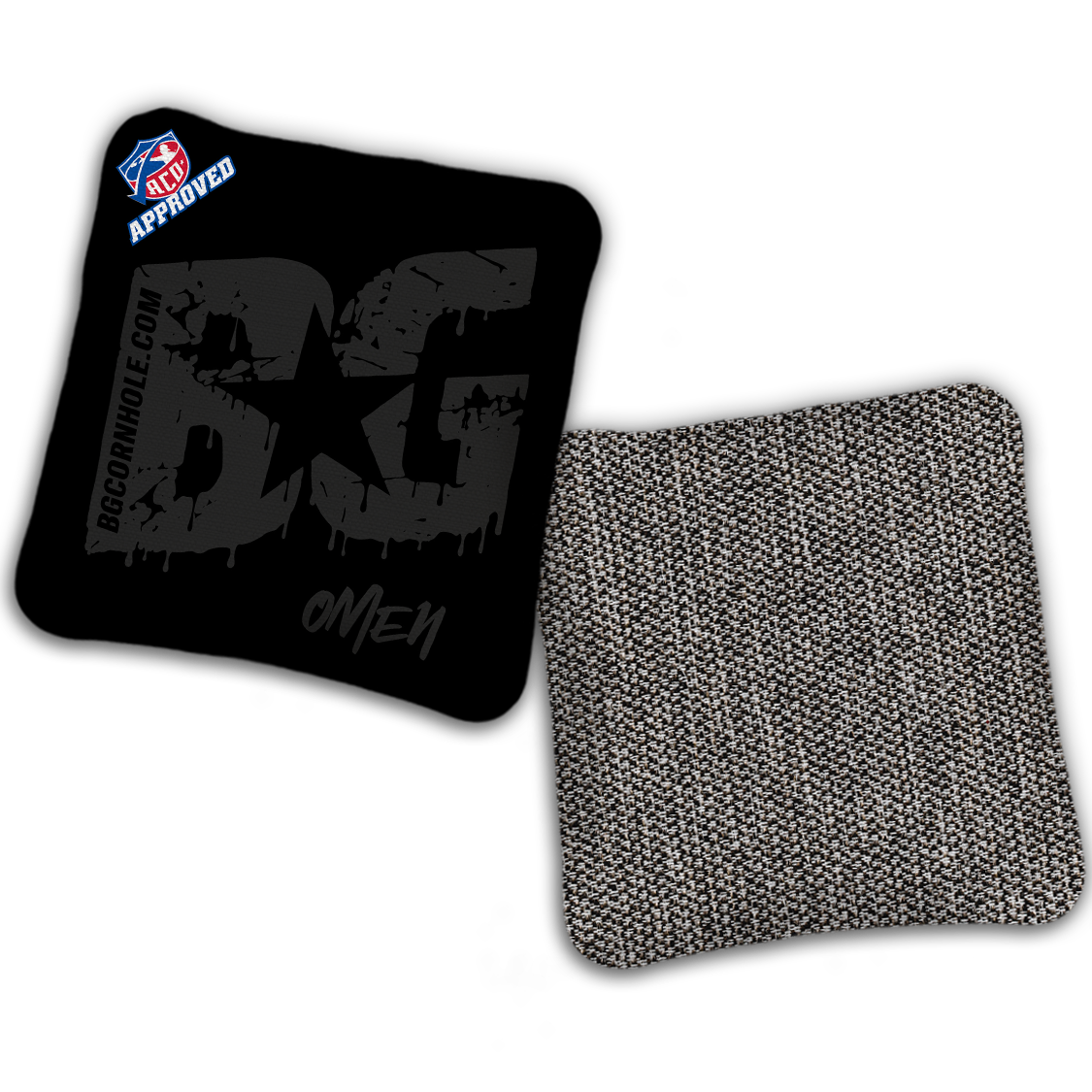 2027 ACO - BG Multiple Bag Models "Blackout" - Pro Stamped Cornhole Bags - SET OF 4 BAGS