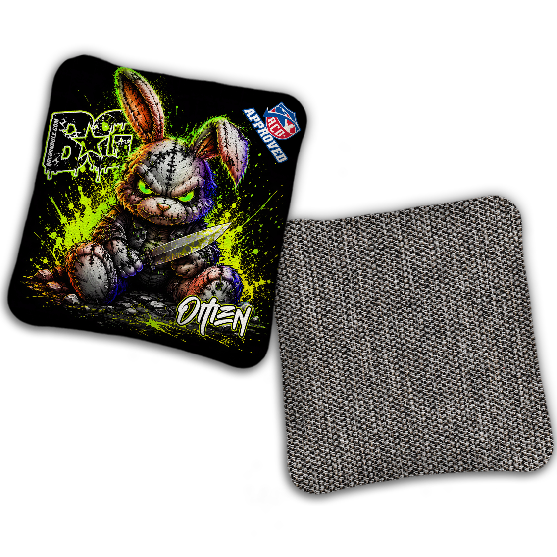 2027 ACO- BG Multiple Bag Models "BAD BUNNY" - Pro Stamped Cornhole Bags - SET OF 4 BAGS