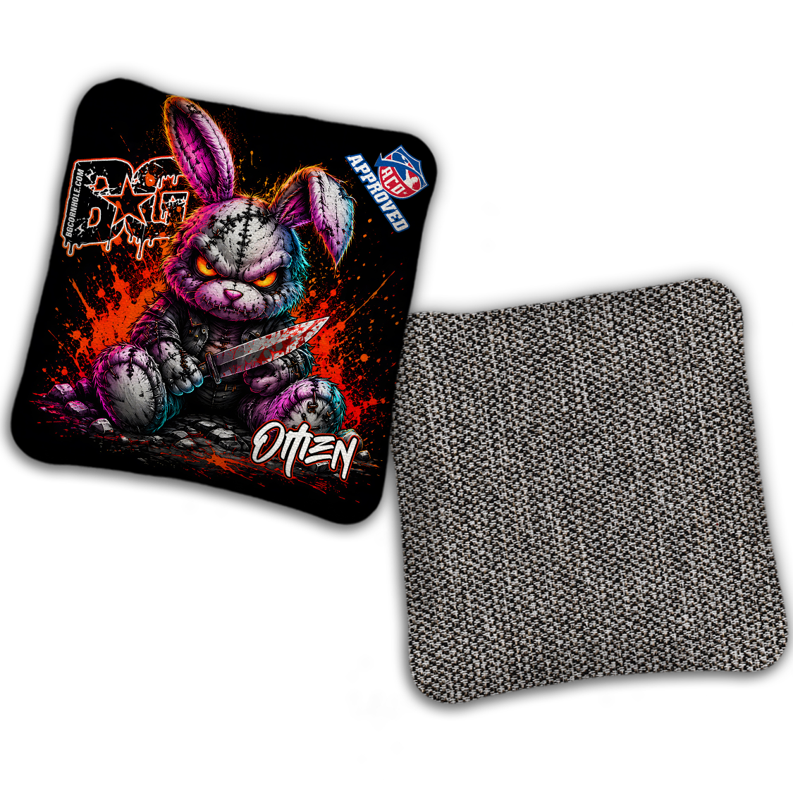 2027 ACO- BG Multiple Bag Models "BAD BUNNY" - Pro Stamped Cornhole Bags - SET OF 4 BAGS