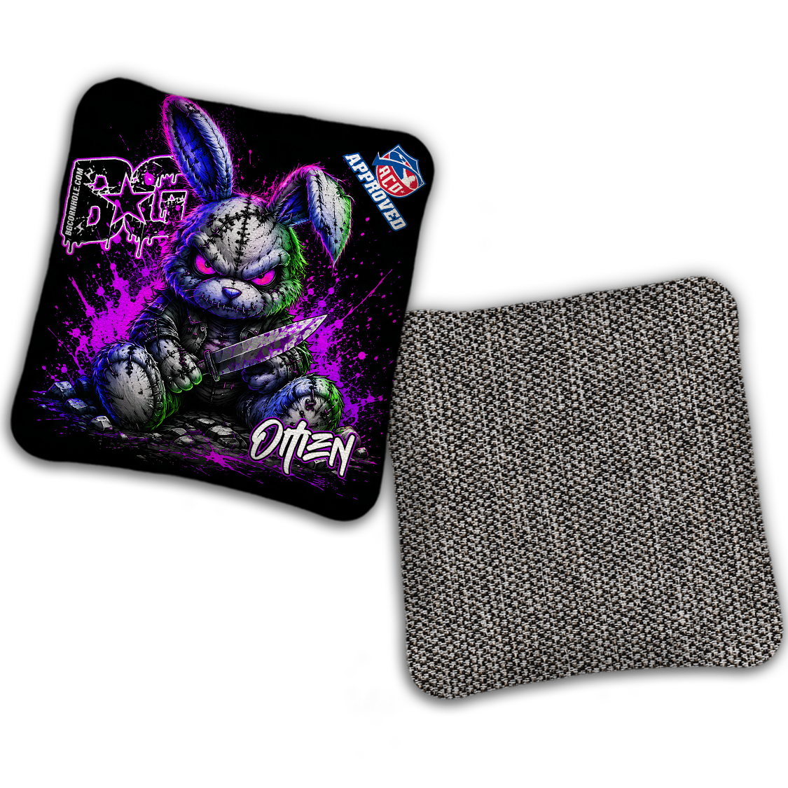 2027 ACO- BG Multiple Bag Models "BAD BUNNY" - Pro Stamped Cornhole Bags - SET OF 4 BAGS