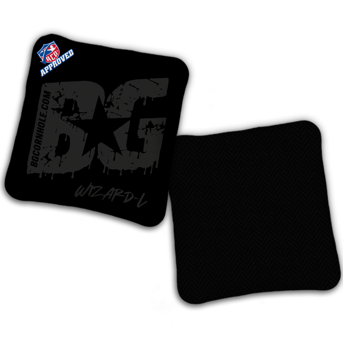 2027 ACO - BG Multiple Bag Models "Blackout" - Pro Stamped Cornhole Bags - SET OF 4 BAGS