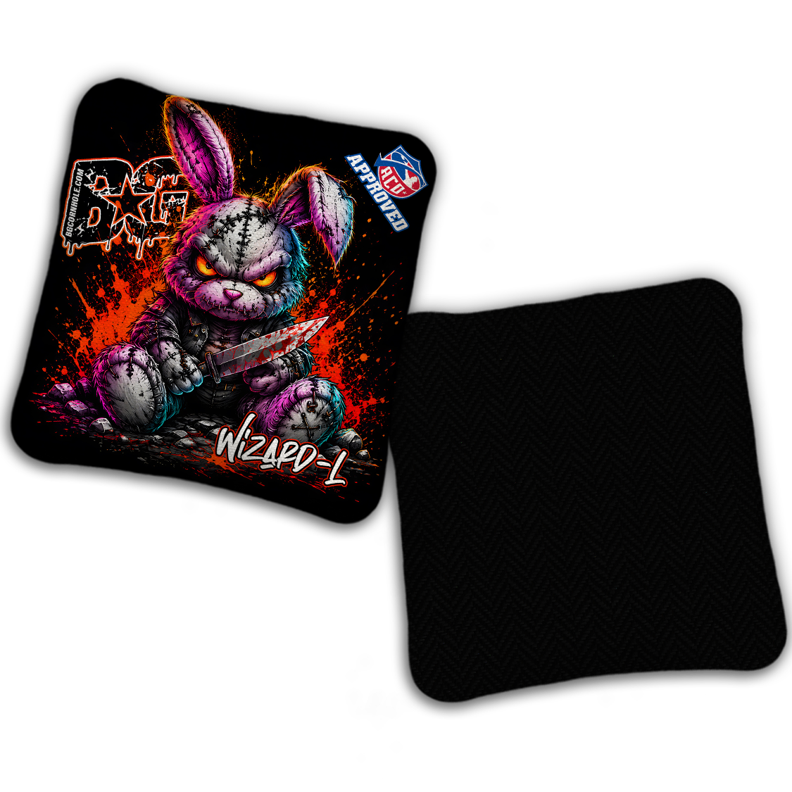 2027 ACO- BG Multiple Bag Models "BAD BUNNY" - Pro Stamped Cornhole Bags - SET OF 4 BAGS