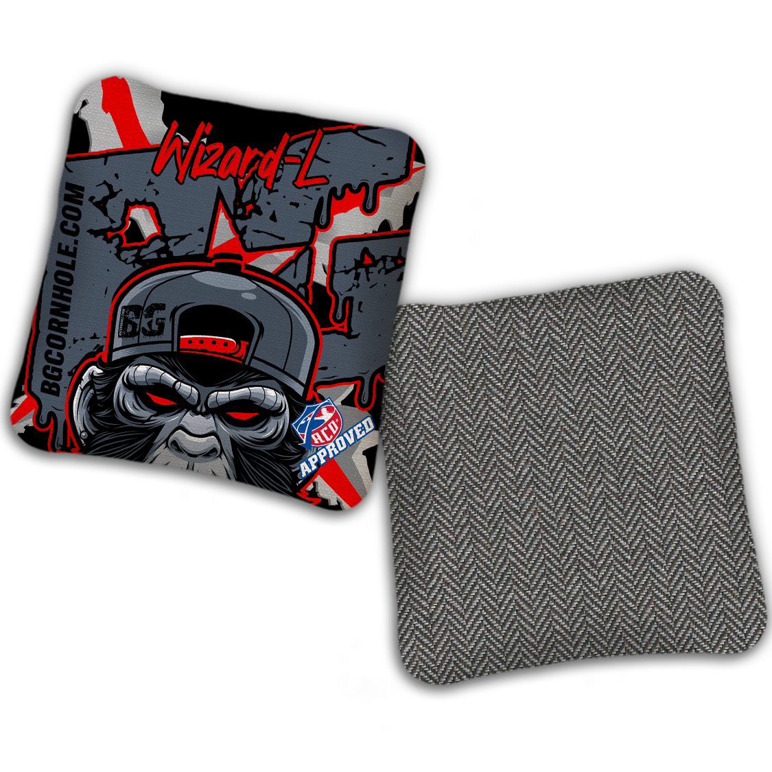 2027 ACO - BG Multiple Bag Models "MONKEY BUSINESS" - Pro Stamped Cornhole Bags - SET OF 4 BAGS
