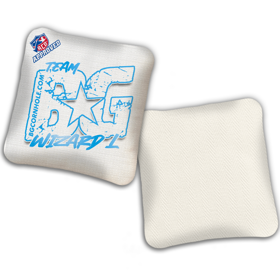 2027 ACO - BG Multiple Bag Models "OUTLINED TEAM BG" - Pro Stamped Cornhole Bags - SET OF 4 BAGS