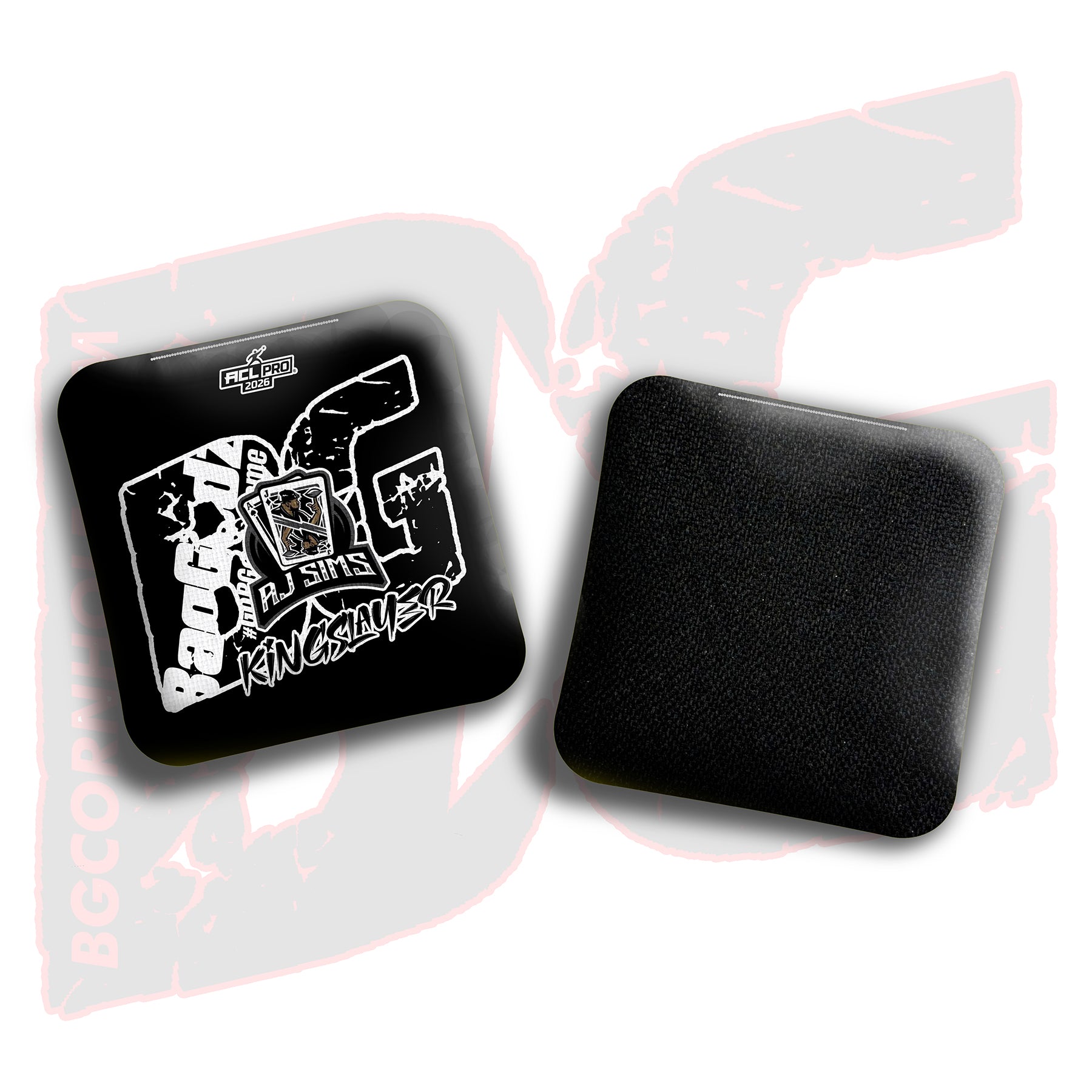 2026 BG Multiple Bag Models  - "AJ Sims” - ACL Pro Stamped Cornhole Bags - SET OF 4 BAGS