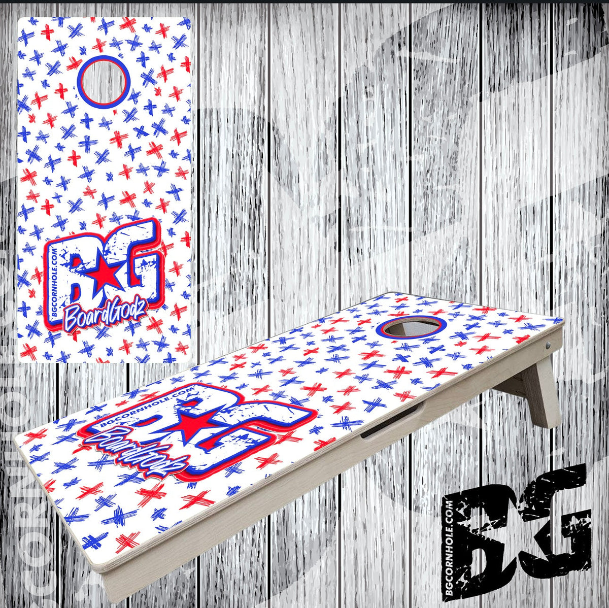 BG "Candy X" Cornhole Boards - Elite Model