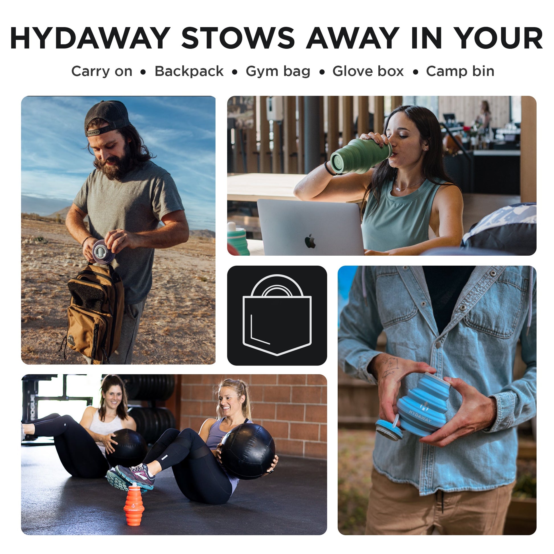 Collapsible Water Bottle | 17oz