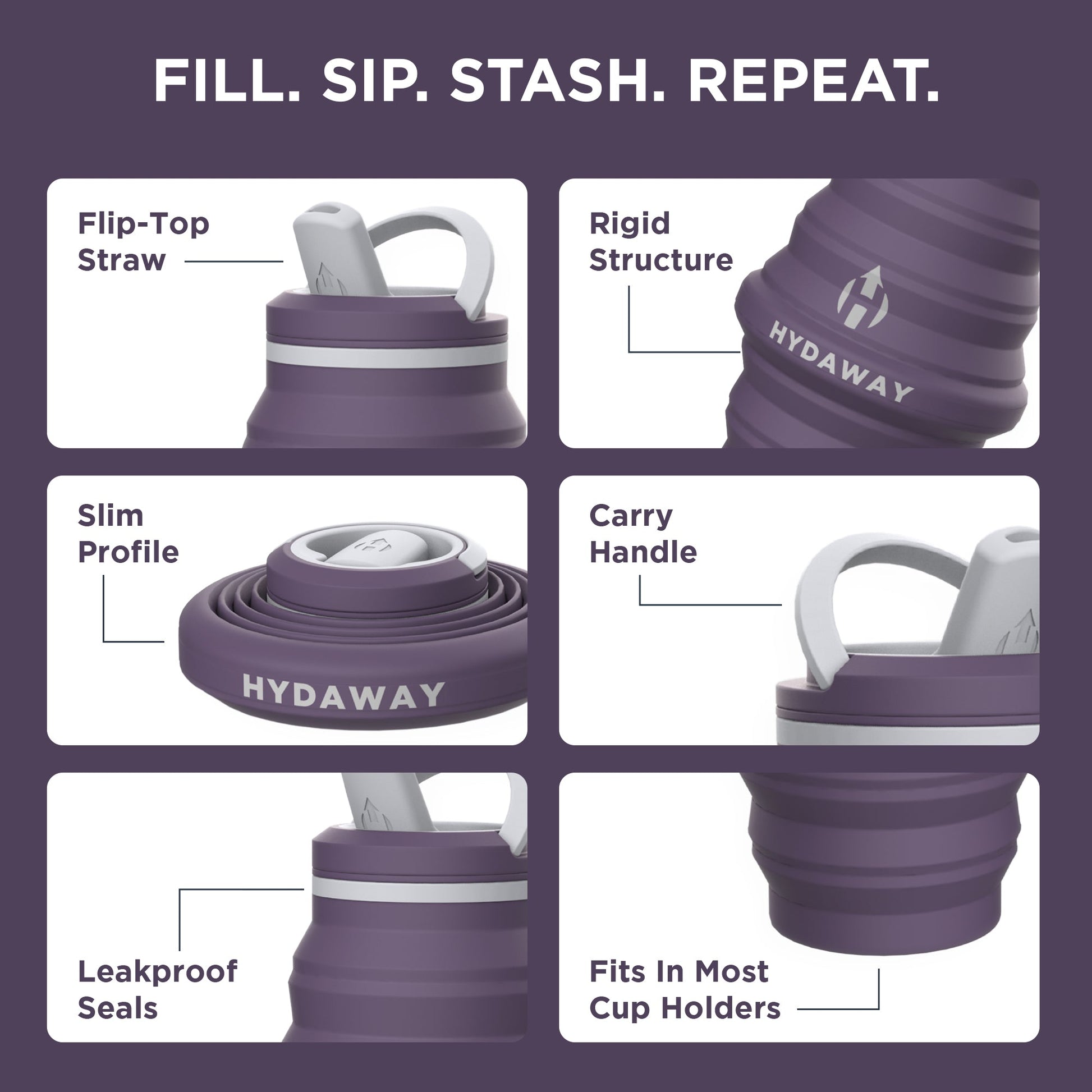 Collapsible Water Bottle | 25oz
