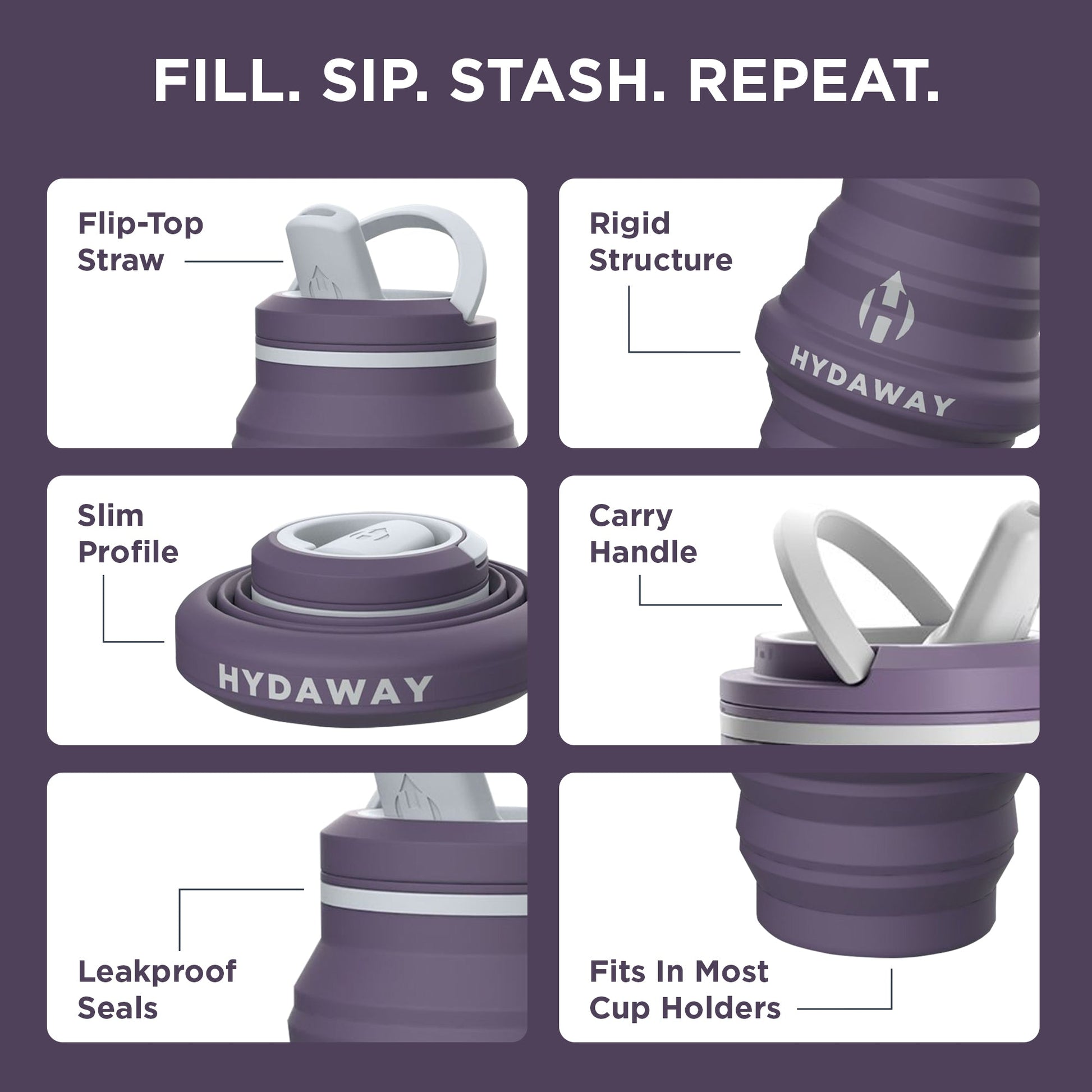 Collapsible Water Bottle | 17oz