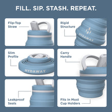 Load image into Gallery viewer, Collapsible Water Bottle | 25oz