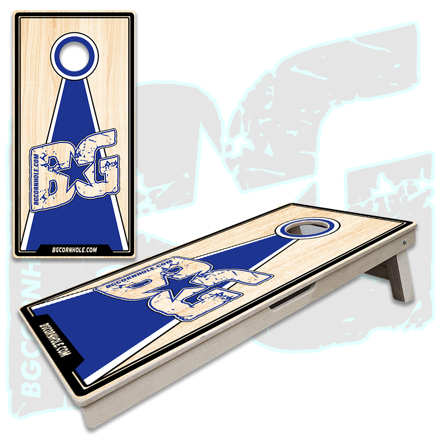 BG Dark Blue Cornhole Boards - Backyard Boards