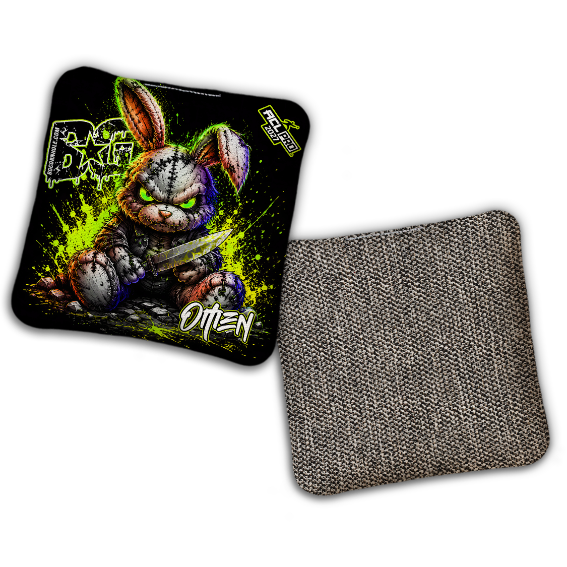 2027 BG Multiple Bag Models "BAD BUNNY" - ACL Pro Stamped Cornhole Bags - SET OF 4 BAGS