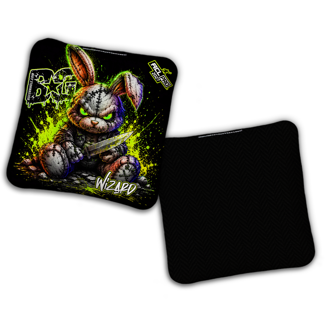 2027 BG Multiple Bag Models "BAD BUNNY" - ACL Pro Stamped Cornhole Bags - SET OF 4 BAGS