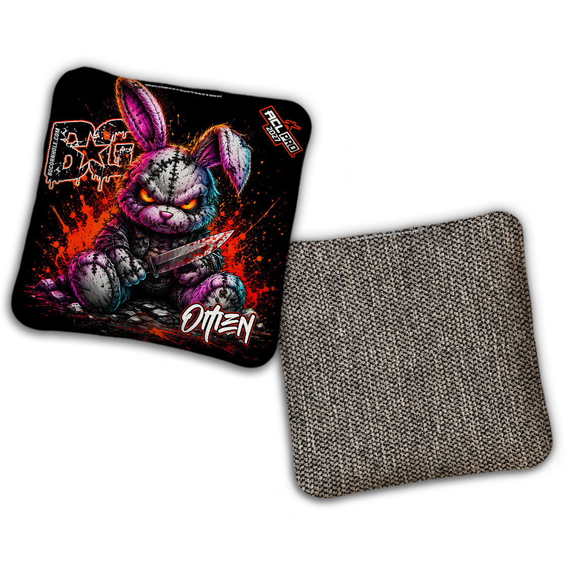 2027 BG Multiple Bag Models "BAD BUNNY" - ACL Pro Stamped Cornhole Bags - SET OF 4 BAGS