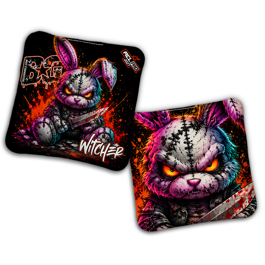 2027 BG Multiple Bag Models "BAD BUNNY" - ACL Pro Stamped Cornhole Bags - SET OF 4 BAGS