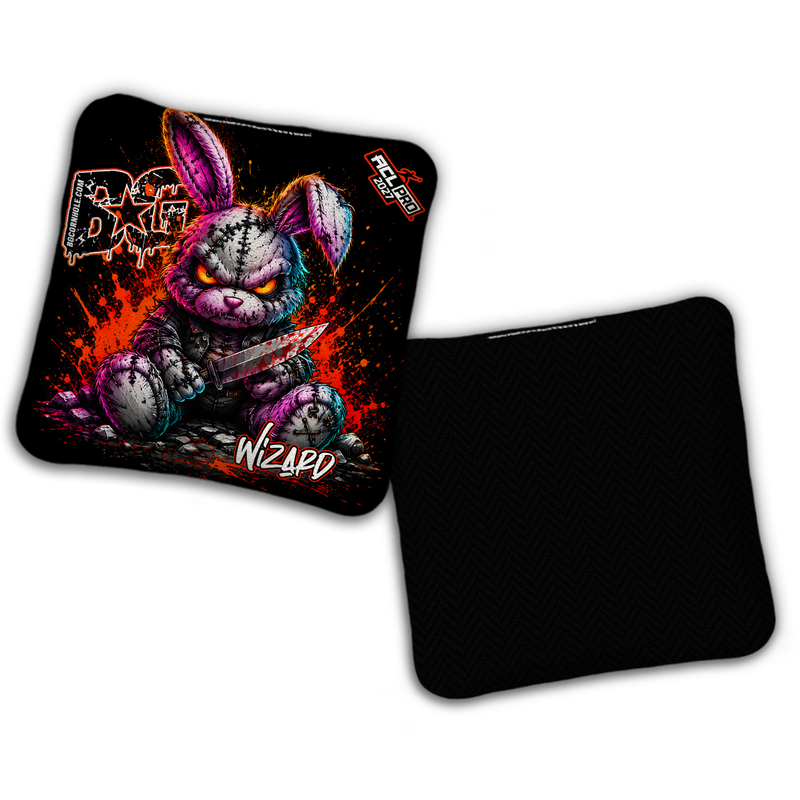 2027 BG Multiple Bag Models "BAD BUNNY" - ACL Pro Stamped Cornhole Bags - SET OF 4 BAGS