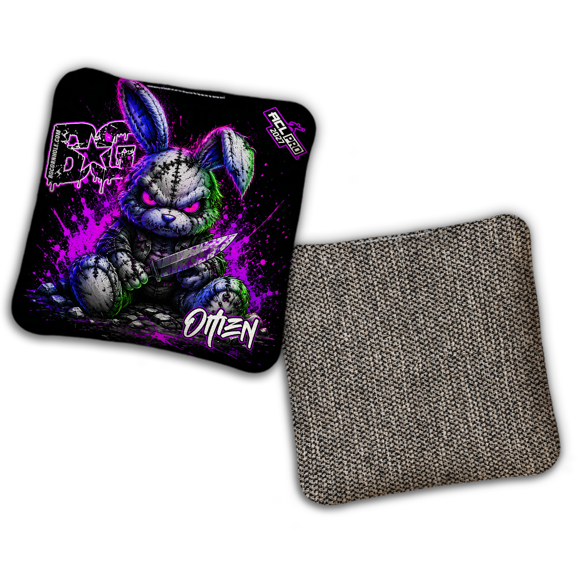 2027 BG Multiple Bag Models "BAD BUNNY" - ACL Pro Stamped Cornhole Bags - SET OF 4 BAGS