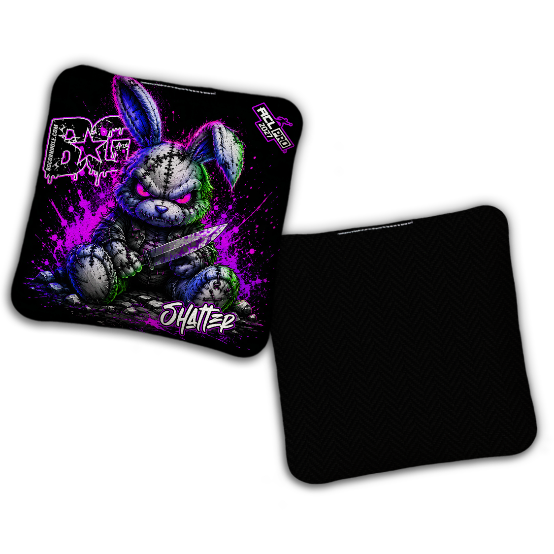 2027 BG Multiple Bag Models "BAD BUNNY" - ACL Pro Stamped Cornhole Bags - SET OF 4 BAGS