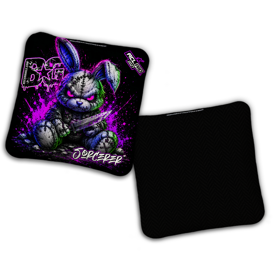 2027 BG Multiple Bag Models "BAD BUNNY" - ACL Pro Stamped Cornhole Bags - SET OF 4 BAGS