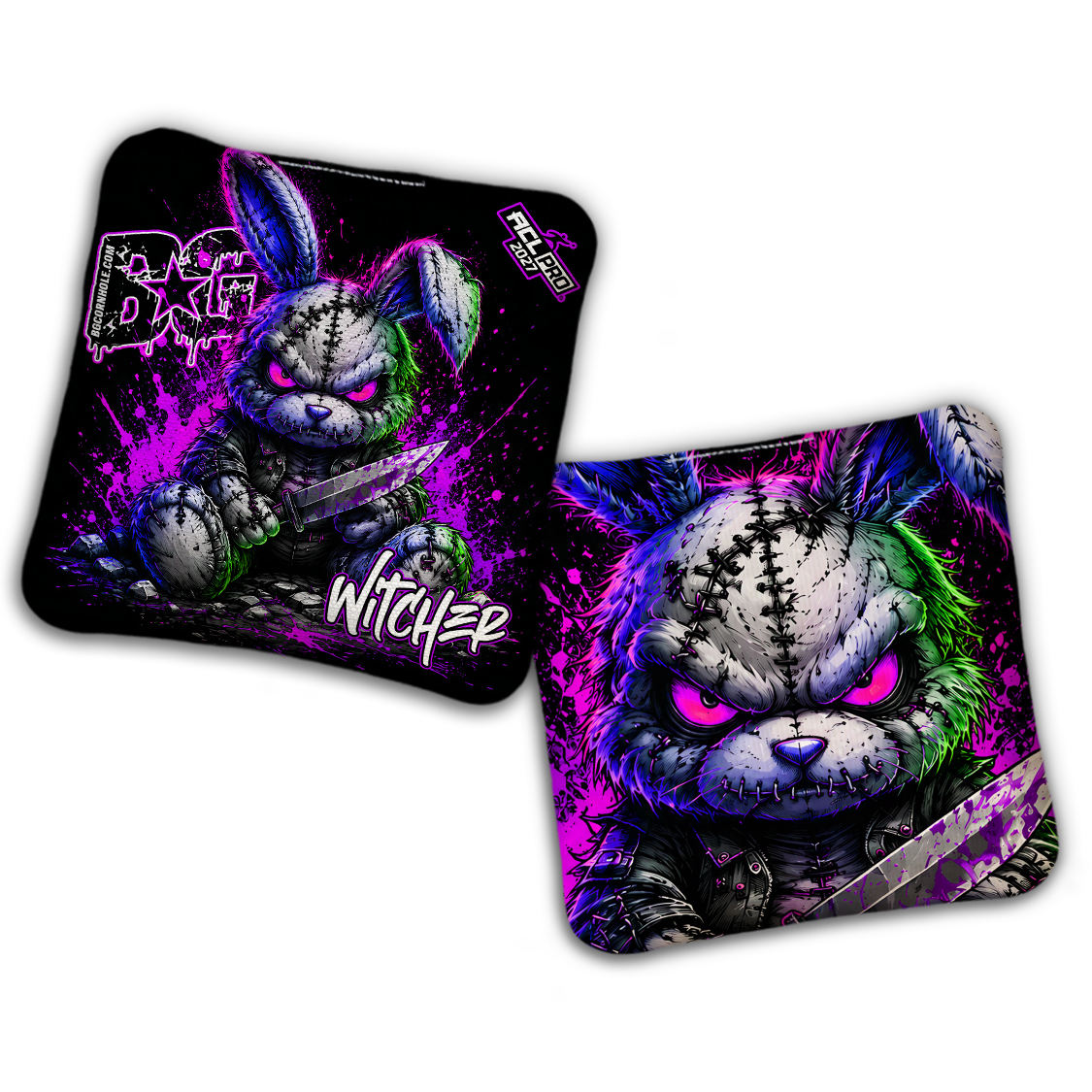 2027 BG Multiple Bag Models "BAD BUNNY" - ACL Pro Stamped Cornhole Bags - SET OF 4 BAGS
