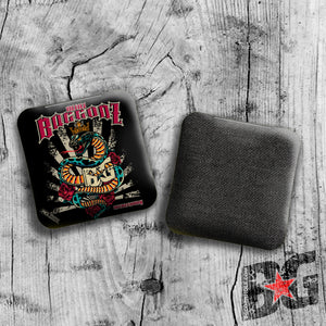 BG Mercenary 4" Mini Cornhole Bags - “SERPENT” - Set of 4 Bags