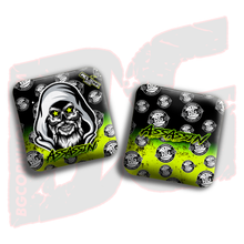 Load image into Gallery viewer, 2026 BG Comp Assassin - &quot;Logo Repeat&quot; - ACL Comp Stamped Cornhole Bags - SET OF 4 BAGS