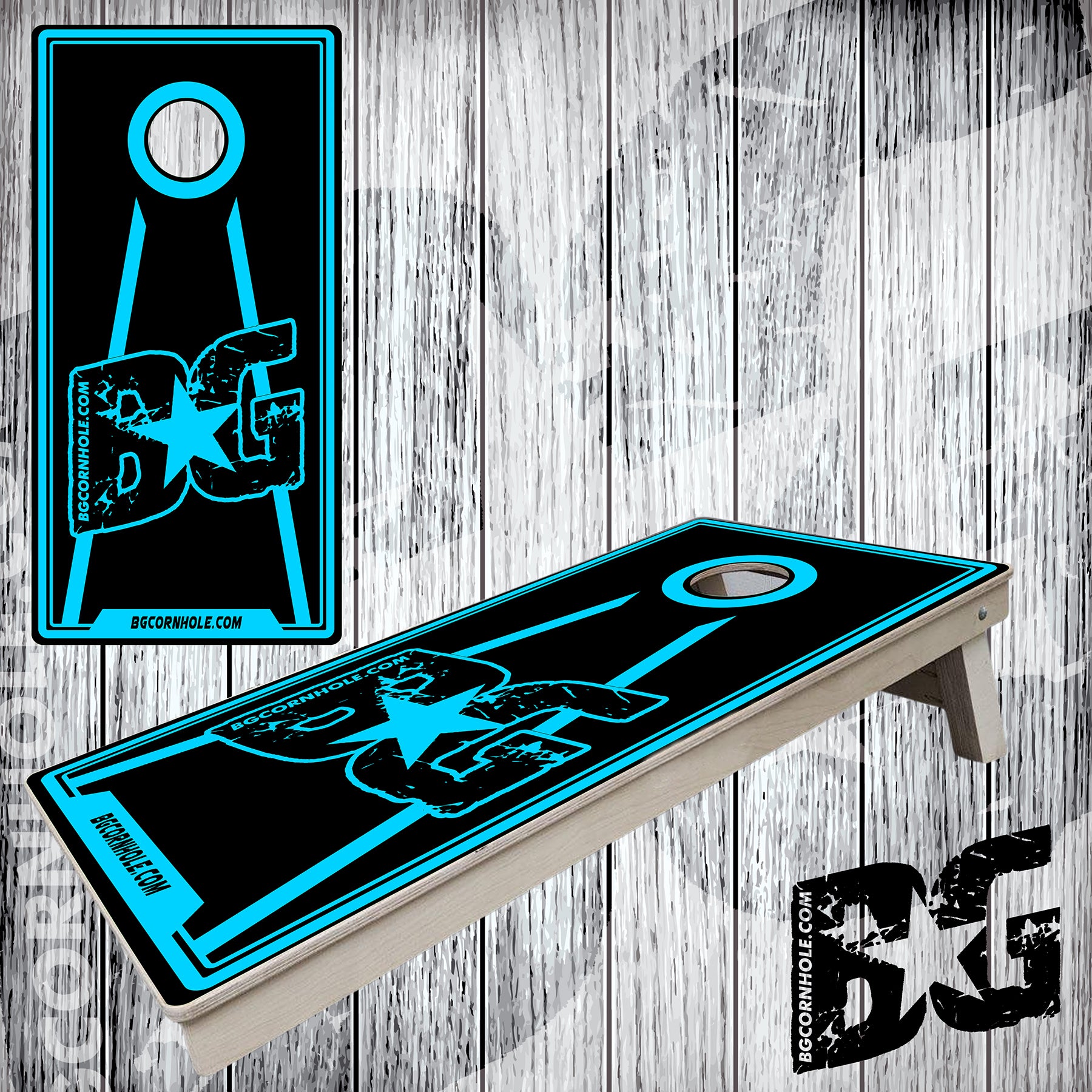 BG "Arrow Wood Black" Boards - Elite Model