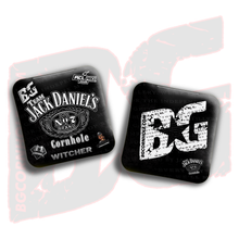 Load image into Gallery viewer, 2026 Multiple Bag Models  &quot;CaddySack Jack Daniels” Collab - ACL Pro Stamped Cornhole Bags - SET OF 4 BAGS