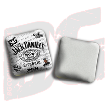 Load image into Gallery viewer, 2026 Multiple Bag Models  &quot;CaddySack Jack Daniels” Collab - ACL Pro Stamped Cornhole Bags - SET OF 4 BAGS