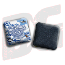 Load image into Gallery viewer, 2026 Multiple Bag Models  &quot;CaddySack Jack Daniels” Collab - ACL Pro Stamped Cornhole Bags - SET OF 4 BAGS