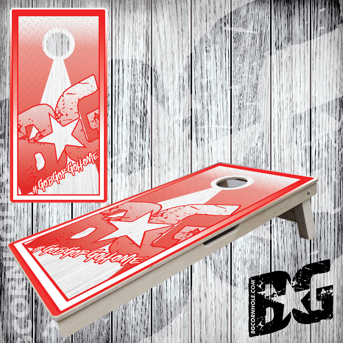 BG "Big BG" Cornhole Boards - Elite Model