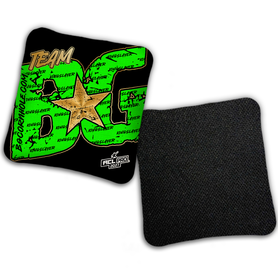 2027 BG Kingslayer "Big BG Colormatch" - ACL Pro Stamped Cornhole Bags - SET OF 4 BAGS