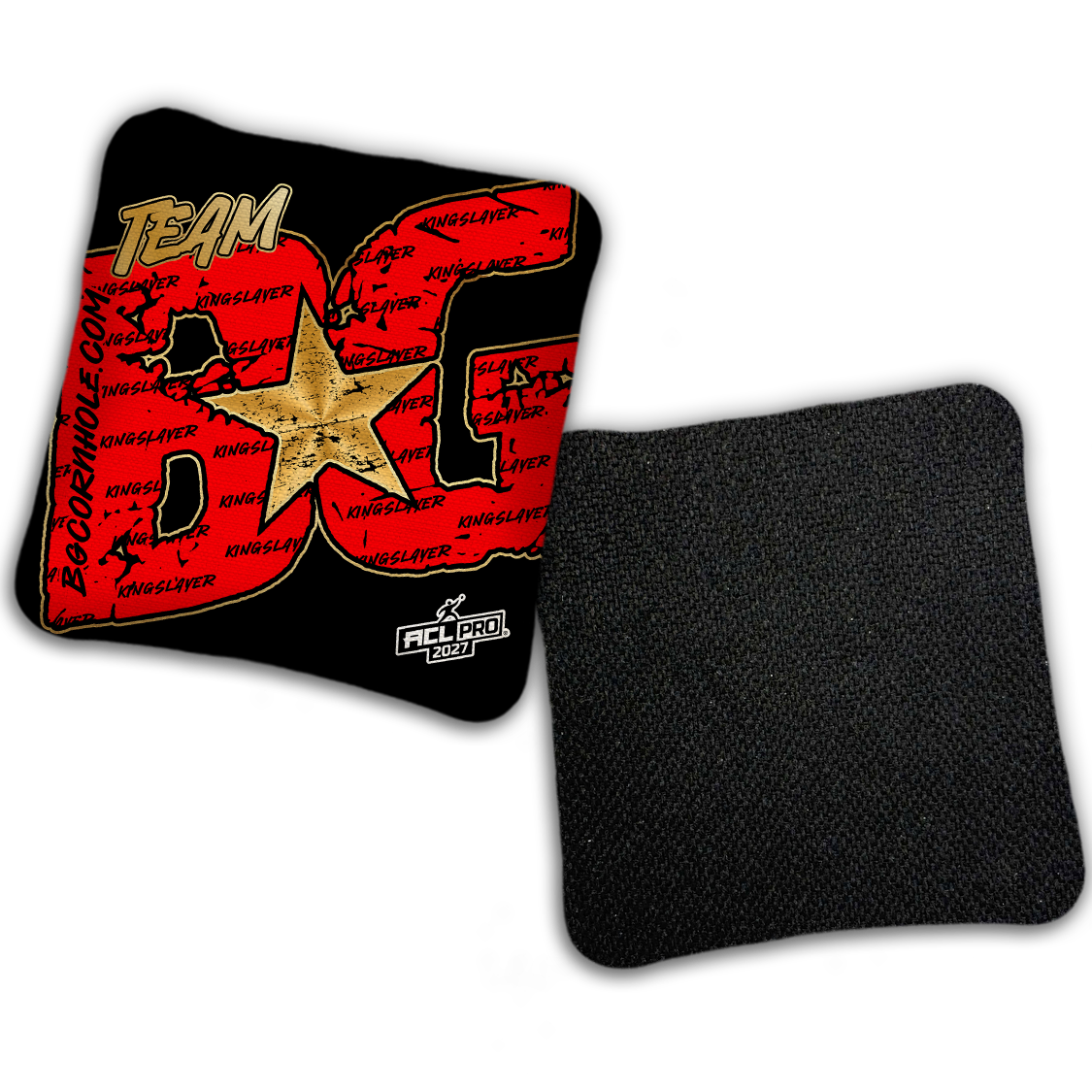 2027 BG Kingslayer "Big BG Colormatch" - ACL Pro Stamped Cornhole Bags - SET OF 4 BAGS