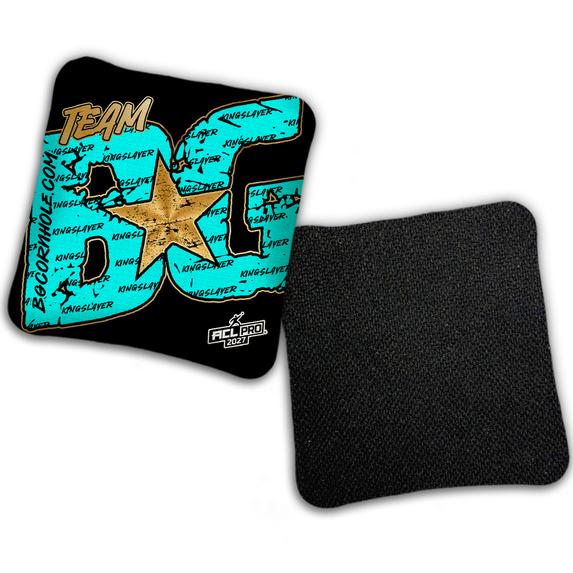 2027 BG Kingslayer "Big BG Colormatch" - ACL Pro Stamped Cornhole Bags - SET OF 4 BAGS