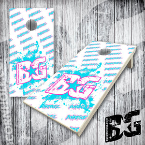 BG "BoardGodz Miami" Cornhole Boards - Elite Model