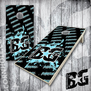 BG "BoardGodz Splatter" Cornhole Boards - Elite Model