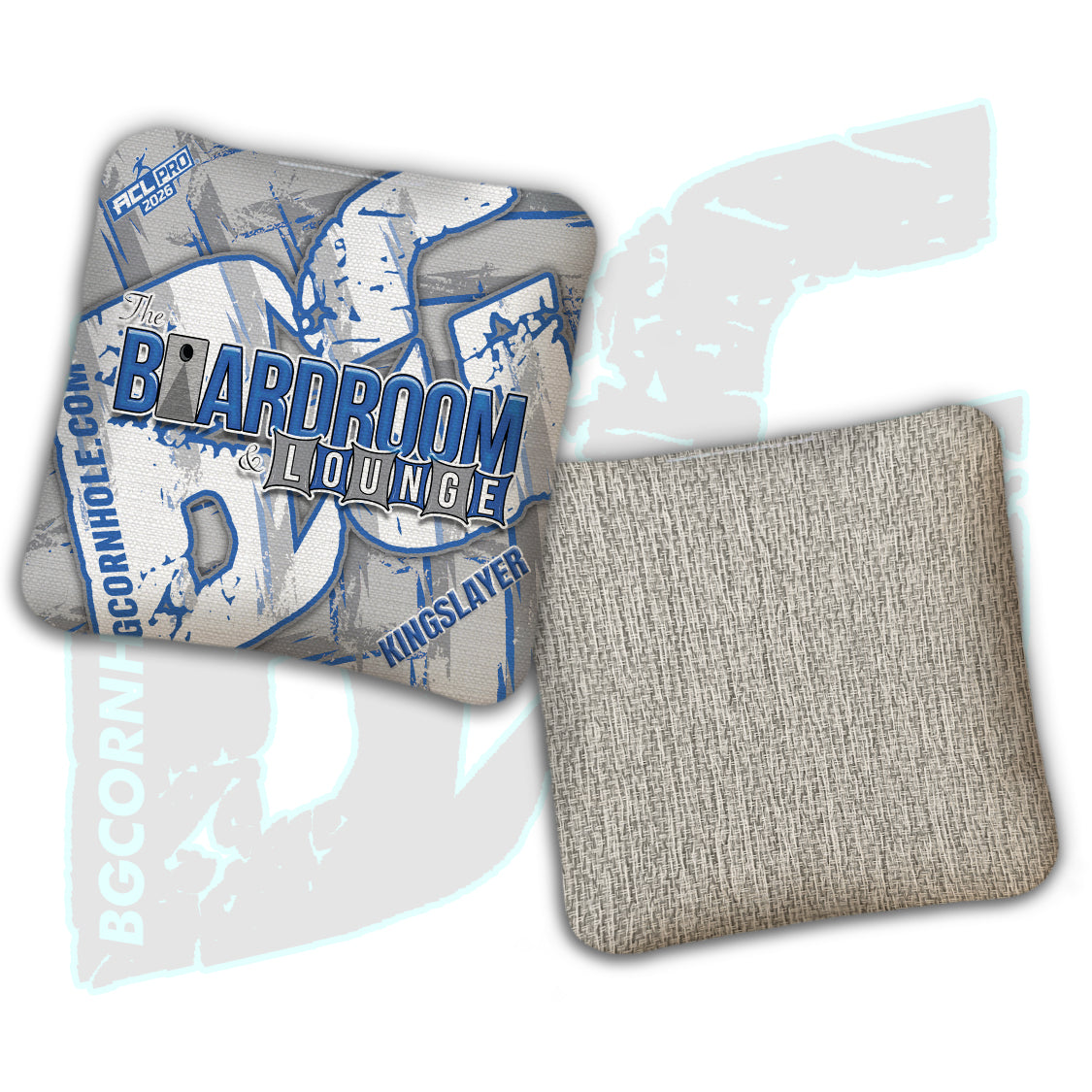2026 BG Multiple Bag Models - "The Boardroom & Lounge” Collab - ACL Pro Stamped Cornhole Bags - SET OF 4 BAGS