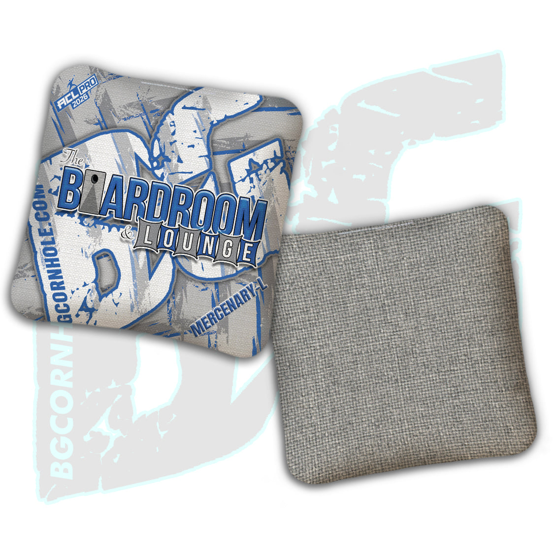 2026 BG Multiple Bag Models - "The Boardroom & Lounge” Collab - ACL Pro Stamped Cornhole Bags - SET OF 4 BAGS