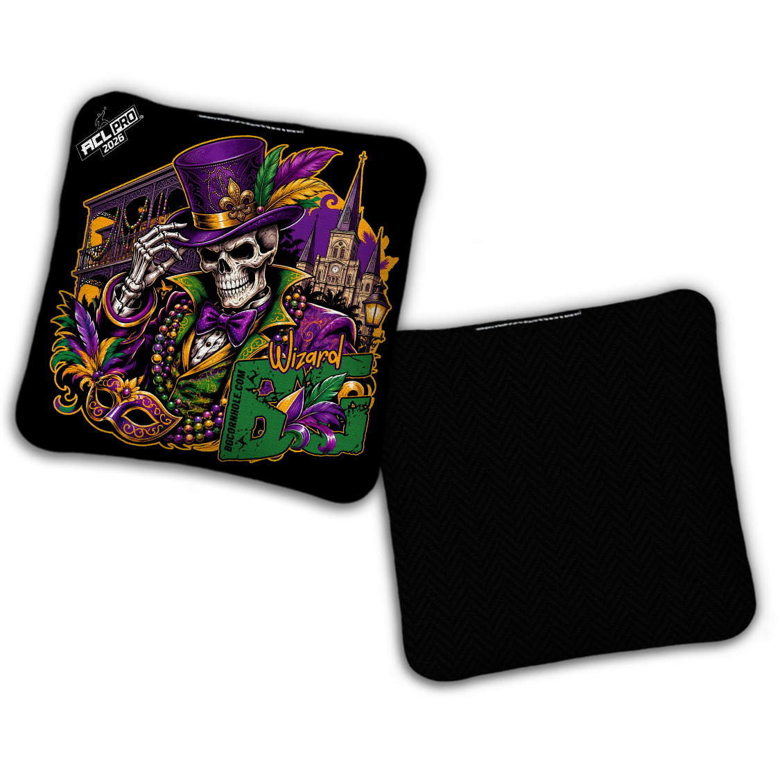 2026 BG "BOURBON STREET" - ACL Pro Stamped Cornhole Bags - SET OF 4 BAGS