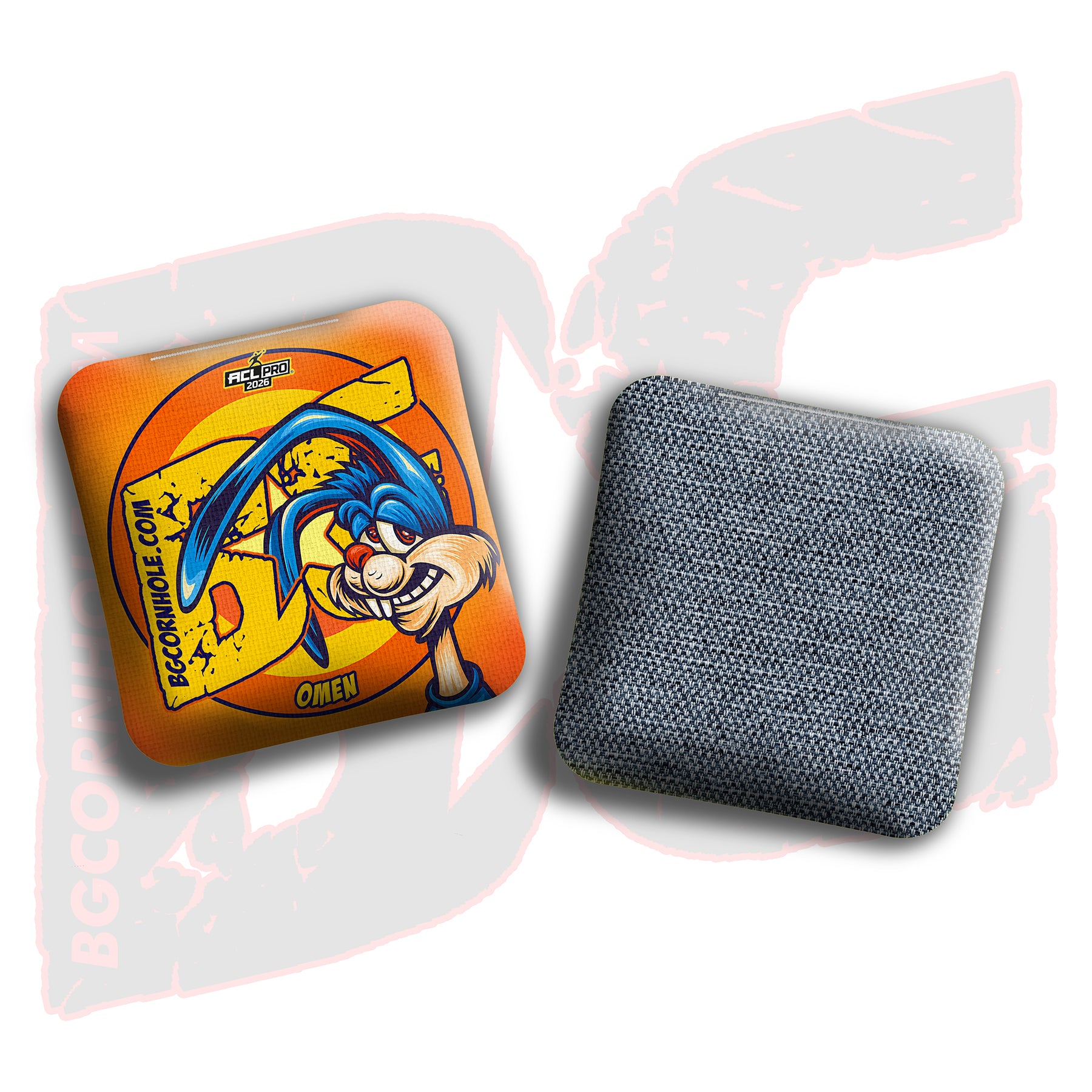 2026 BG Multiple Bag Models "Buzzed Bunny" - ACL Pro Stamped Cornhole Bags - SET OF 4 BAGS