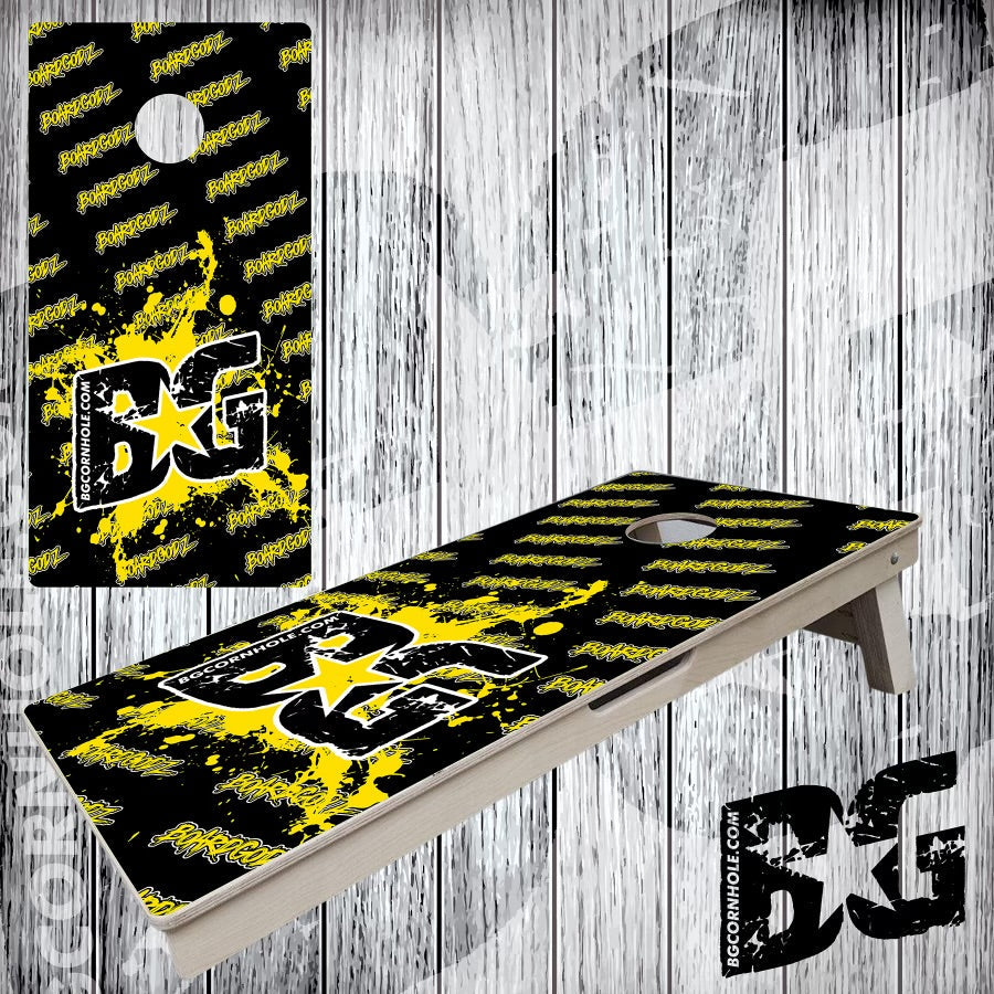 BG "BoardGodz Splatter" Cornhole Boards - Elite Model
