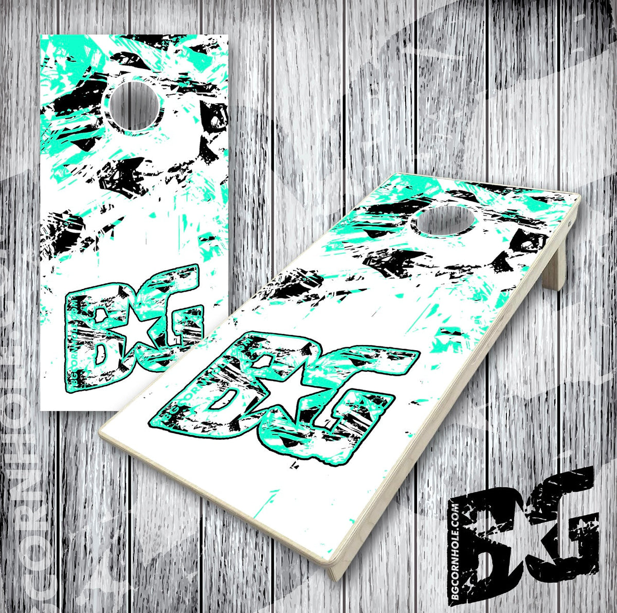 BG "Neon Explosion" Cornhole Boards - Elite Model