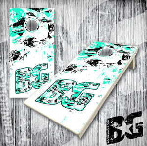 BG "Neon Explosion" Cornhole Boards - Elite Model