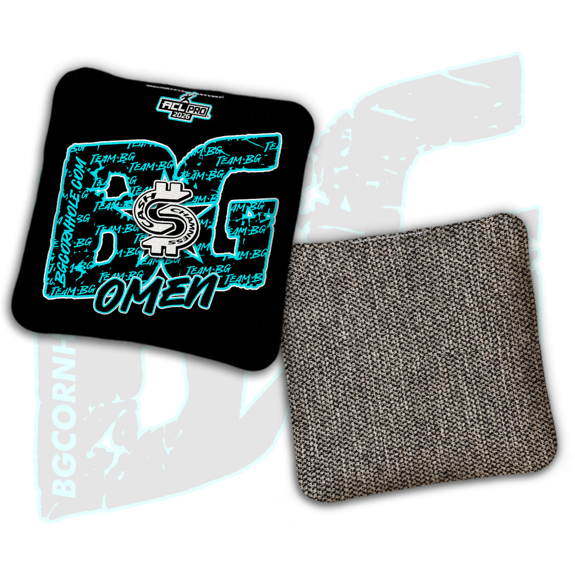 2026 BG Multiple Bag Models - "CA$H Chamness” - ACL Pro Stamped Cornhole Bags - SET OF 4 BAGS